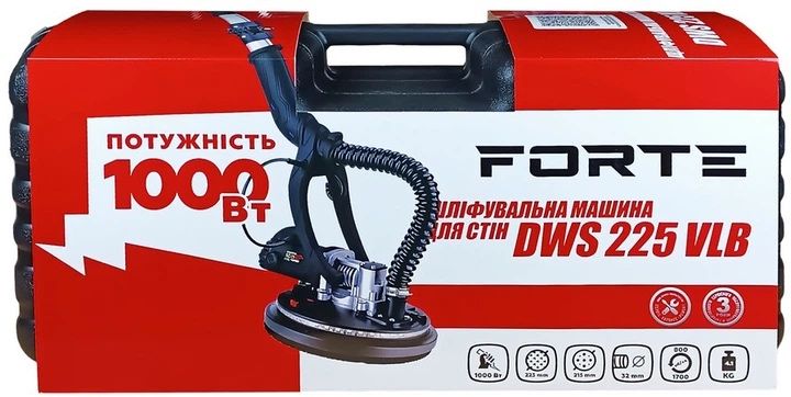 Шліфмашина для стін Forte DWS-225-VLB