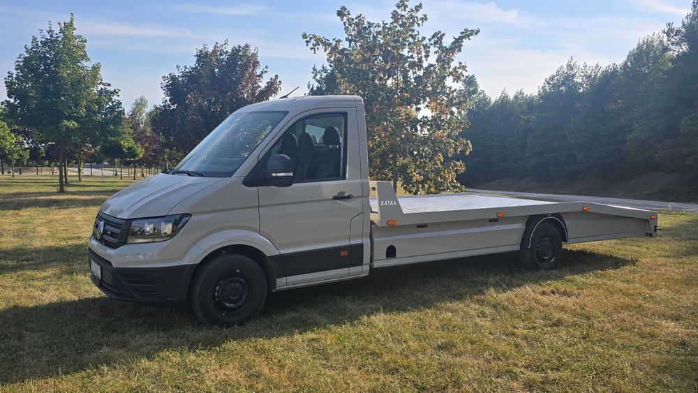Volkswagen Crafter Man Zabudowa Autolaweta Laweta Najazd Aluminium