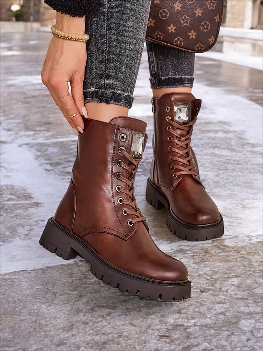 2 KOLORY 36 37 38 workery 39 40 41 botki glany z kamieniem sznurowane
