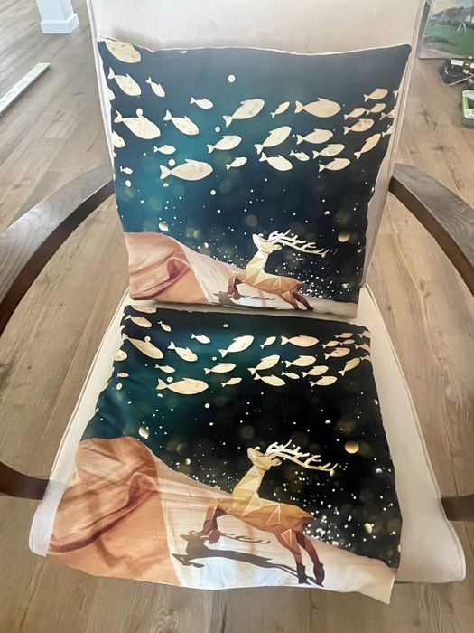 2 capas almofadas 45 X 45