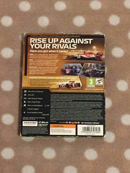 jogo F1 2019 Xbox One