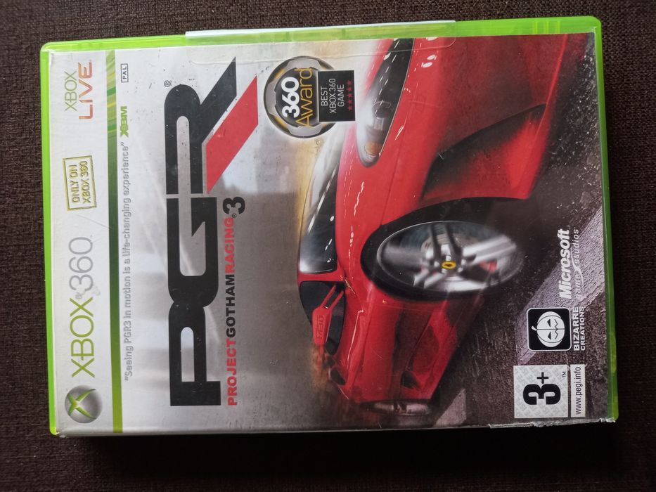 Gra PGR 3 na xbox 360 Project Gotham Racing Pgr3