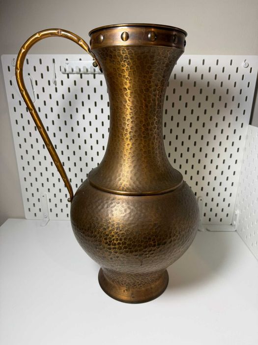 Miedziany Dzban 60cm / Parasolnik Vintage Młotkowany