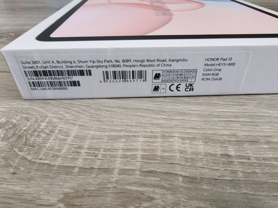 Tablet Honor Pad 10 de 12.1 Polegadas Novo