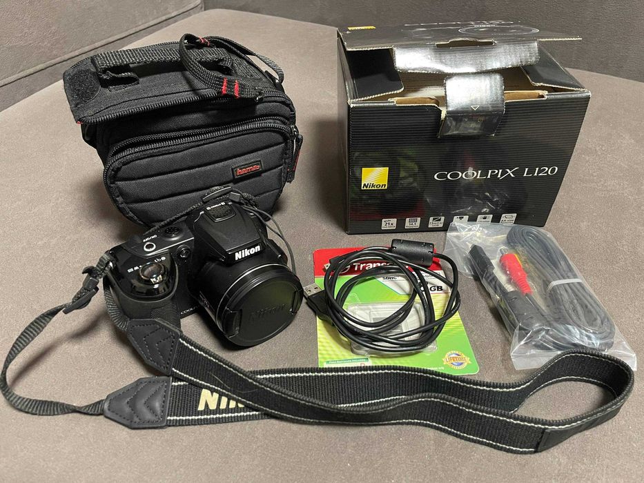 Фотоапарат Nikon Coolpix L120 Black (комплект)