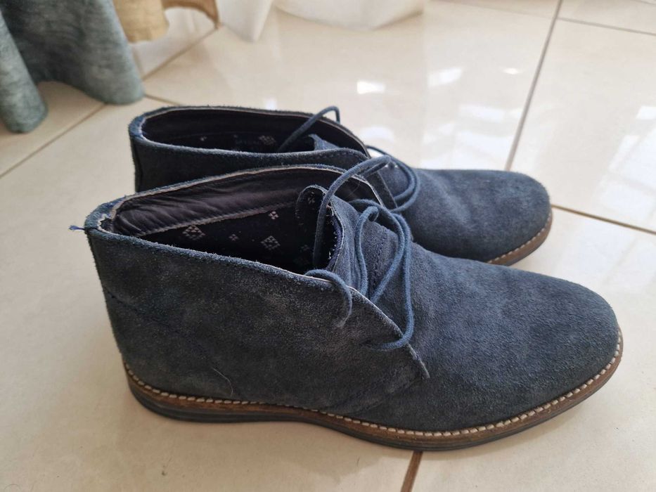 buty męski zamszowe do kostek