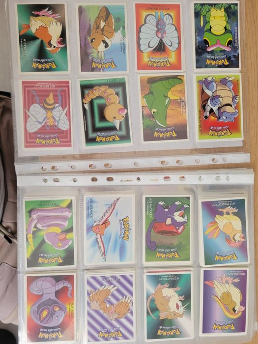 Coleção Completa Pokémon Boomer 1999 – 150 Cromos em Estado Impecável