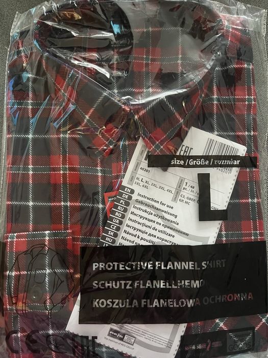 Nowa koszula flanelowa ochronna
