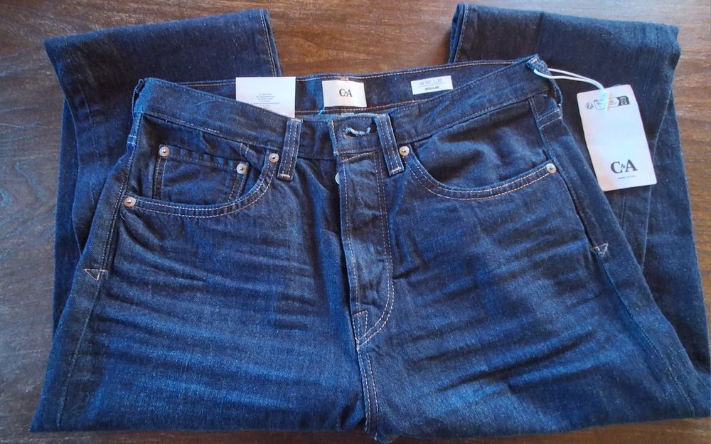 Spodnie jeansy W30L32 C&A nowe
