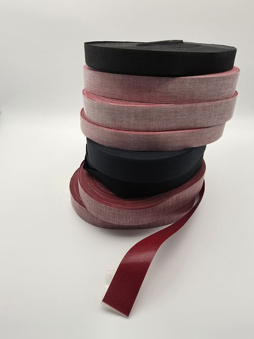 OKLEINA na miech akordeonu czarny prążek  24mm