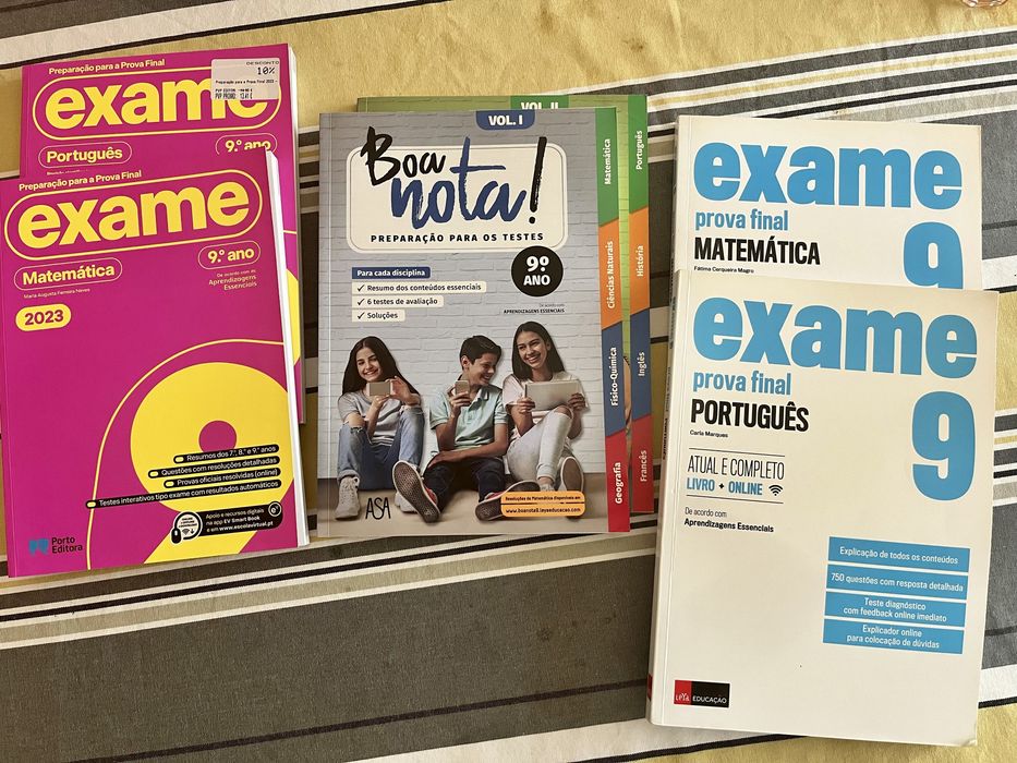 Livros de apoio 9.º ano