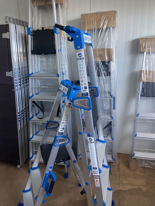 Escadotes profissionais em alumínio | Novos e certificados