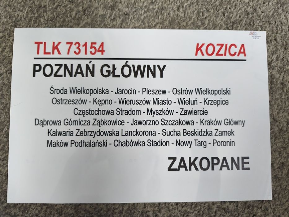 Tablica relacyjna TLK ( IC )