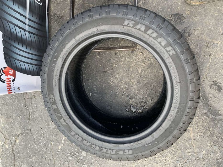 Шини 33*12.50 R20LT екв розміру 315/50 R20 Radar 9,2/8,6мм
