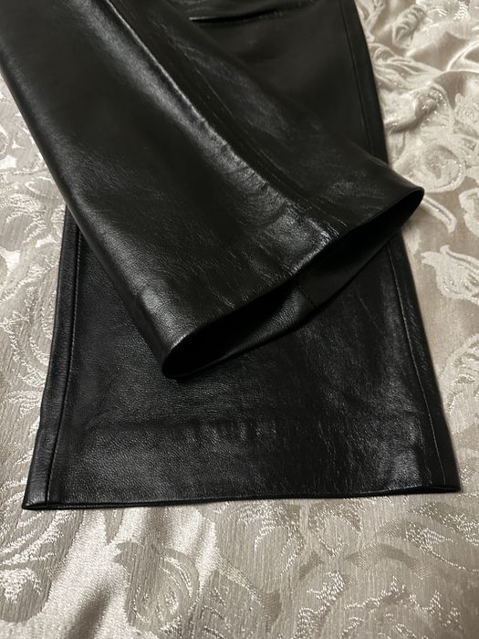 Шкіряні штани Massimo dutti розмір M