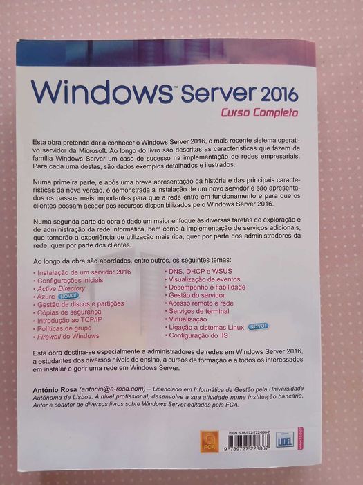 Livro "Windows Server 2016"