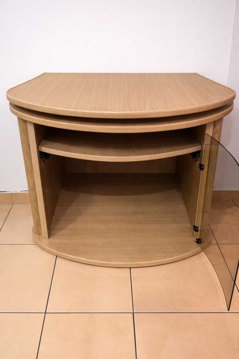 Szafka / barek vintage 75×50×75 cm – styl retro, szkło, solidna