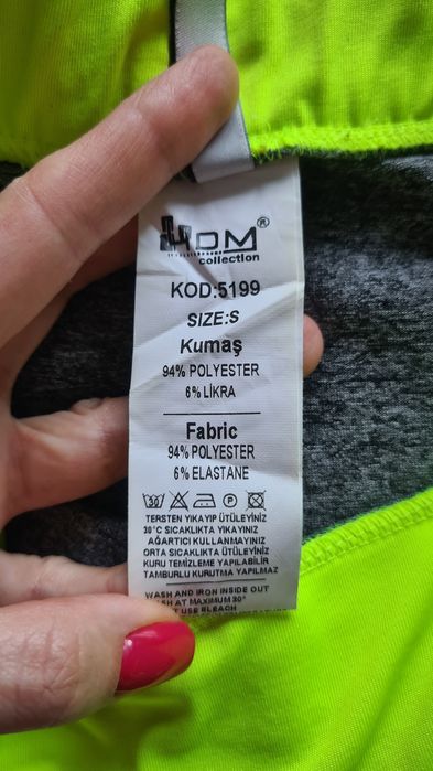 Szare melanżowe legginsy sportowe do ćwiczeń na siłownię