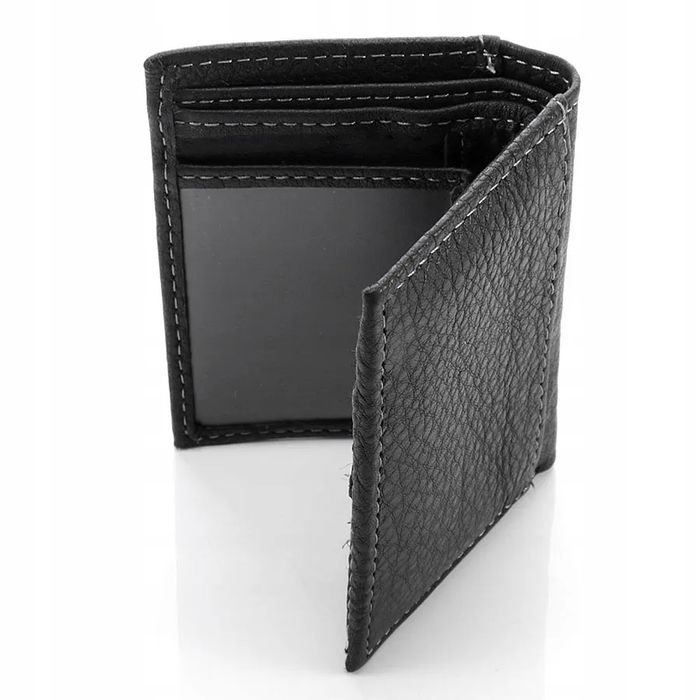 portfel męski wild e-skóra duży pionowy bez zapięcia