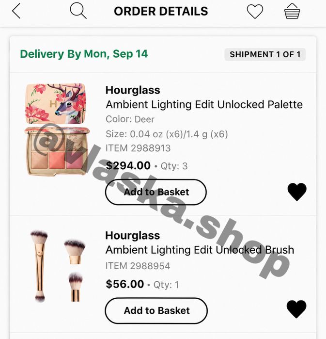 Оригінальна палетка олень ! Hourglass Ambient Lighting Edit Unlocked Deer