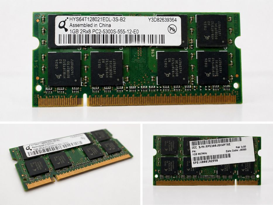 Pamięć Ram DDR2 1GB Qimonda HYS64T128021EDL-3S-B2