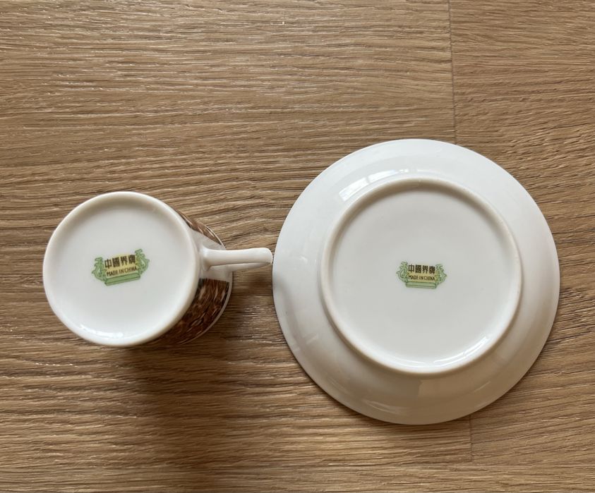 Conjunto de 2 chavenas de cafe