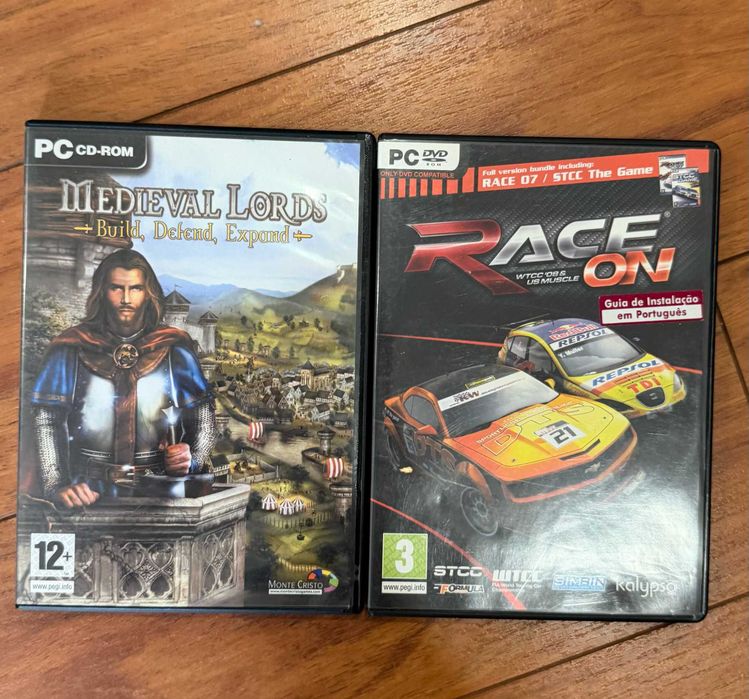 Jogos PC: Medieval Lords + Race On (inclui Race 07 e STCC)