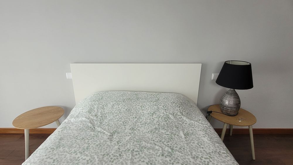 Cama  MALM 1.40/2.00 com colchao