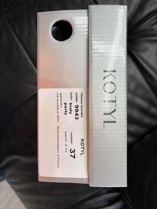 Sprzedam nowe damskie buty Kotyl 9943 – biały perła, r. 37