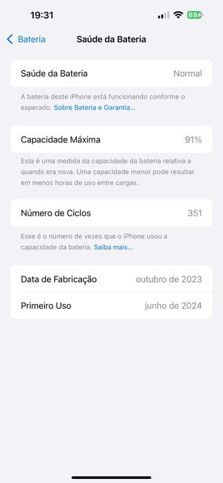 Iphone 15 Plus 128GB  Rosa -  GARANTIA JULHO/27