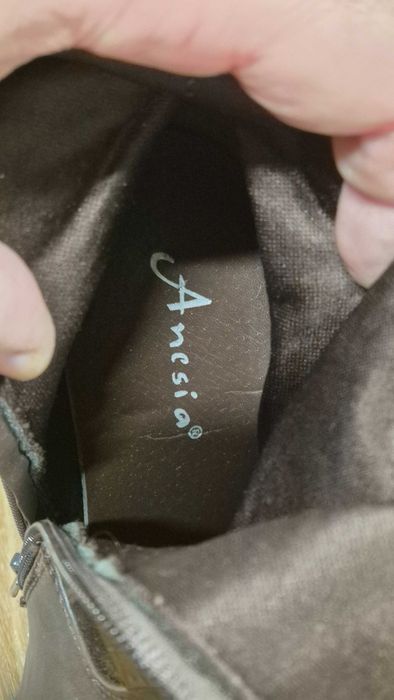 Kozaki damskie wysokie zimowe r38