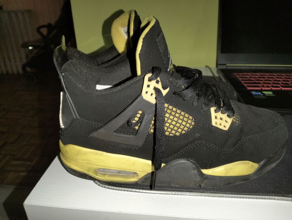 Buty jordany 4 yellow thunder