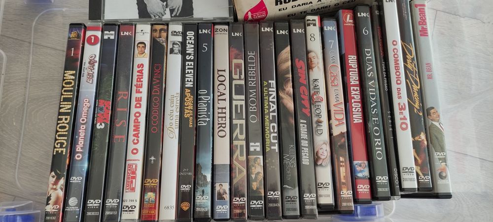 21 DVs de filmes