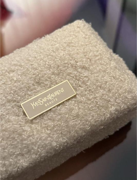 Косметичка оригінал yves saint laurent плюш тедді колекція 2025 року