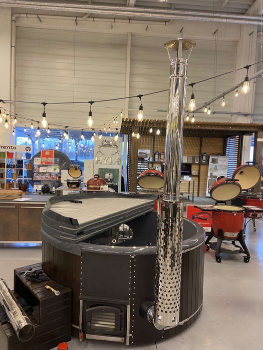 Чан, Купель з піччю, купель з підігрівом , спа, баня, купель офуро