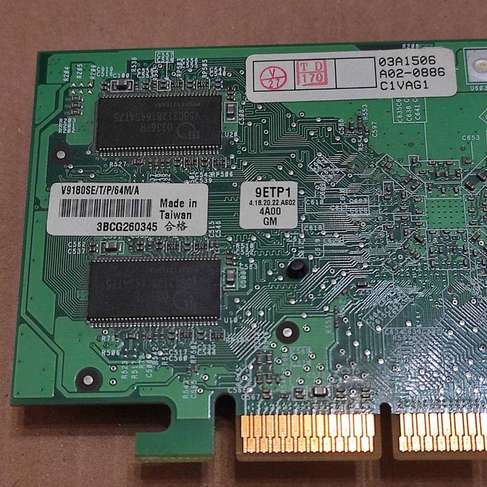 Видеокарта ASUS V9180SE/T/P/64M/A NVIDIA GeForce4 MX 440-8X