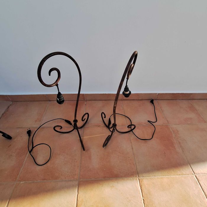 Candeeiros de mesa vintage 5€ cada