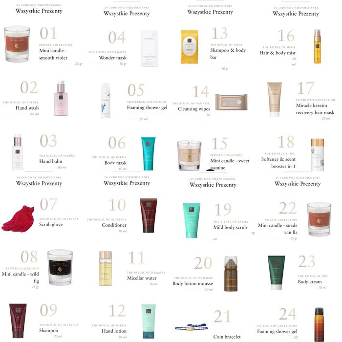 Адвент календар 2024-2025 Rituals Classic