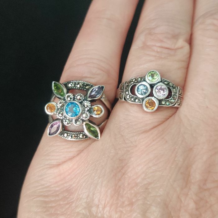 Срібне кільце перстень кошаче око