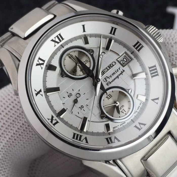 Годинник автоматичний Seiko Premier Chronograph quartz SNAF20P2