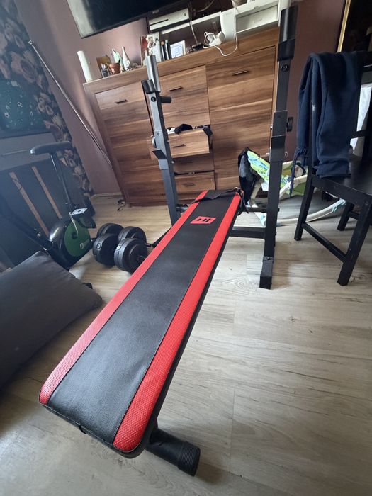 Sprzedam laweczke hop - sport + gryf 170 cm/9kg/30mm + obciazenie 85kg