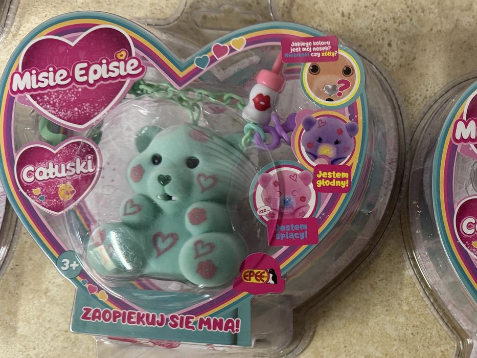 Misie episie x4szt różne kolory nowe mikołajki prezent