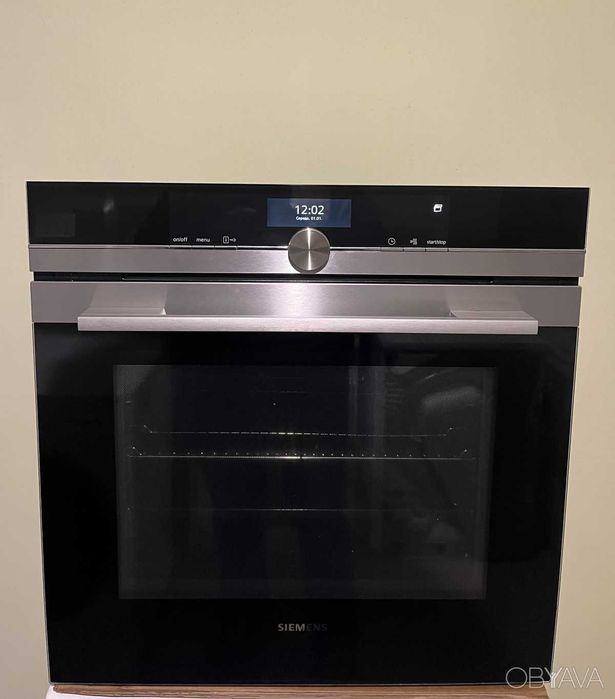 2018рік Духовка пароварка 2в1 Siemens HR876GDS6S Made in Germany ідеал Wi-fi піроліз укр ру меню телескопи