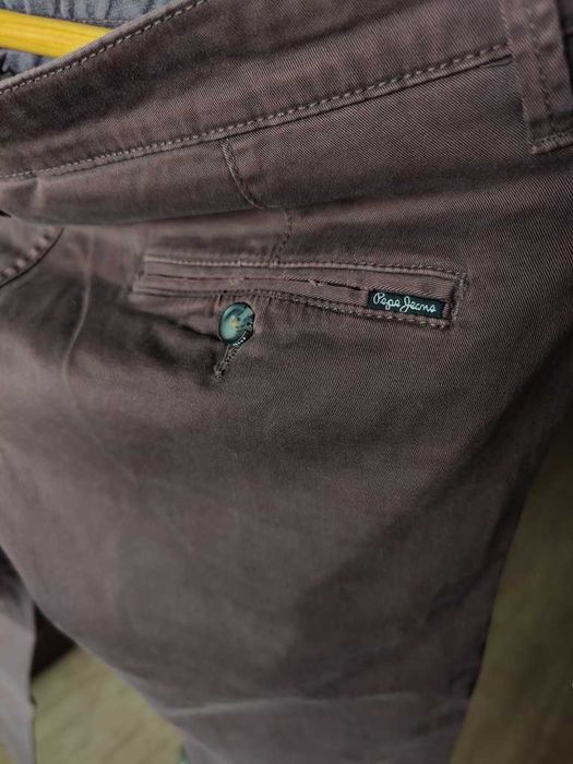 Джинсы (chino Pepe jeans London United Kingdom w34 stretch truffle.