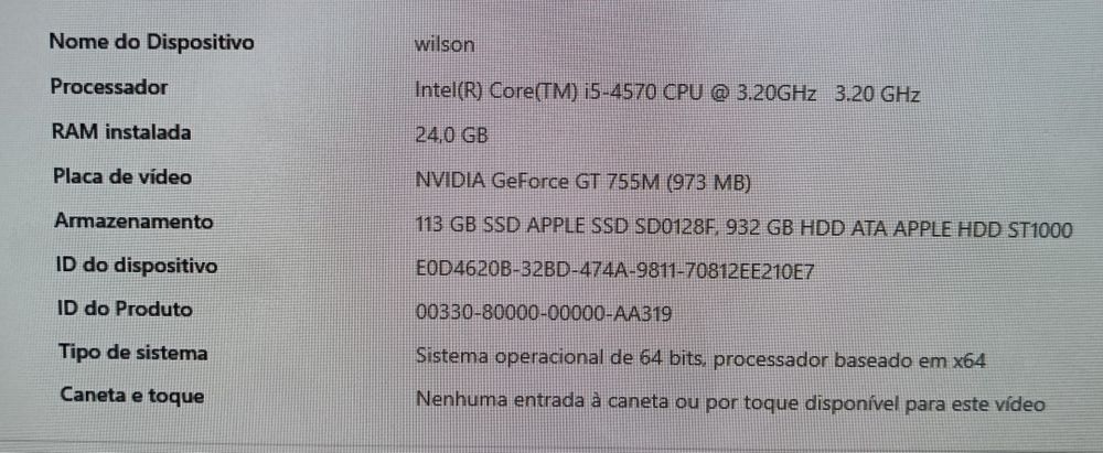 IMAC Meados de 2014 - 27 Polegadas