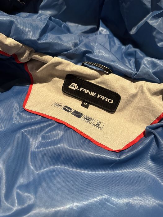 ALPINE PRO Kurtka męska narciarska puchowa 10000 Feedr granatowy r.M