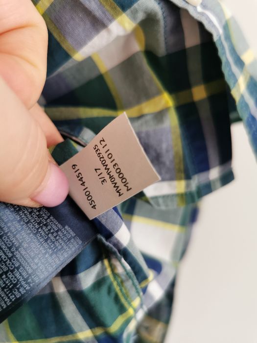 Tommy Hilfiger koszula męska slim fit logowana bawełniana S