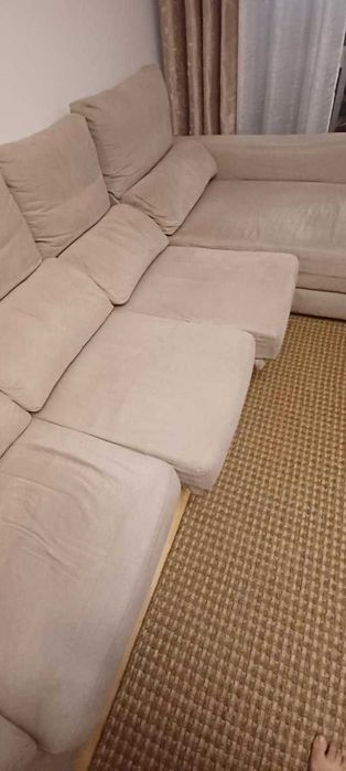 Sofá com chaise longue para sala