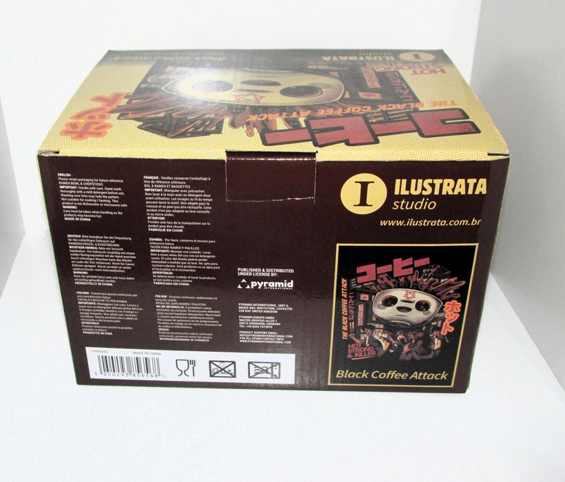 Ramen Bowl Set Ilustrata - Black Coffee Attack