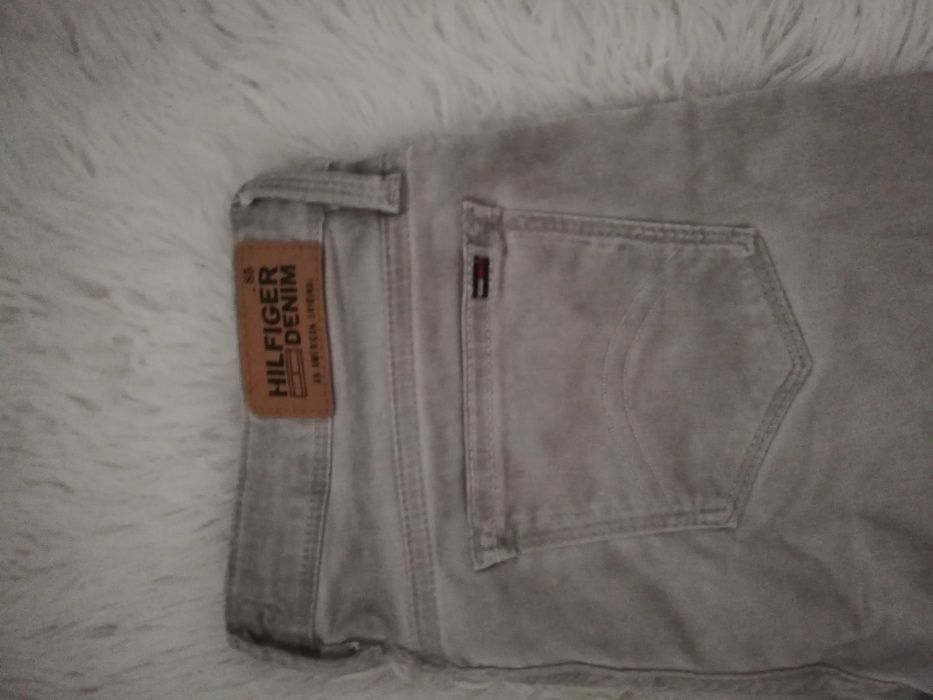 spodnie tommy hilfiger 36 38 s m rozmriar 27 szare